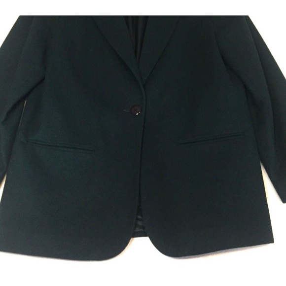 Sag Harbor Women's Vintage Classic Lined 100% Wool Plaid Blazer - Picture 8 of 11